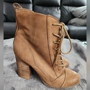 Aldo Brown Lace-Up Boots Size 10